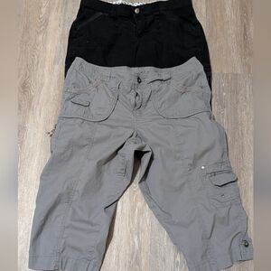 Lee Sinfully Soft And Intro Casual Elegance Women's Size 12 Capri Pants Bundle